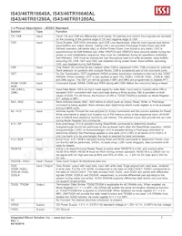 IS46TR16640AL-125JBLA2-TR Datasheet Page 3