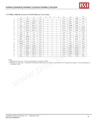 IS49NLS96400A-25WBL Datasheet Pagina 5