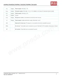 IS49NLS96400A-25WBL Datasheet Pagina 7