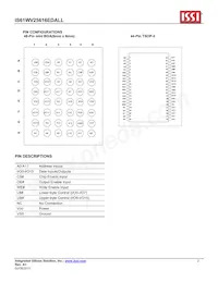 IS61WV25616EDALL-20BLI Datasheet Pagina 2