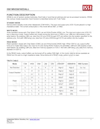 IS61WV25616EDALL-20BLI Datasheet Pagina 3