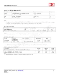 IS61WV25616EDALL-20BLI Datasheet Pagina 4