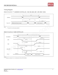 IS61WV25616EDALL-20BLI Datasheet Pagina 8