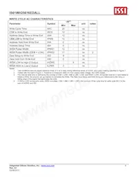 IS61WV25616EDALL-20BLI Datasheet Pagina 9