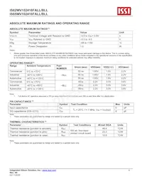 IS62WV102416FBLL-45BLI Datasheet Pagina 4