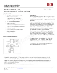 IS62WV102416GALL-55TLI Datenblatt Cover