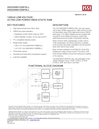 IS65WV1288FBLL-45HLA3 Datasheet Copertura