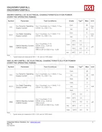 IS65WV1288FBLL-45HLA3 Datenblatt Seite 6