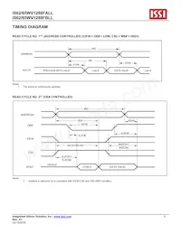 IS65WV1288FBLL-45HLA3 Datasheet Pagina 9