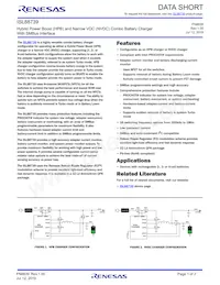 ISL88739AHRZ Datenblatt Cover