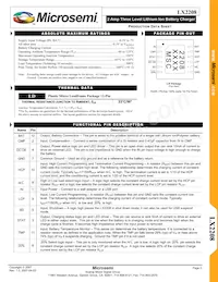 LX2208ILD-TR Datasheet Pagina 2