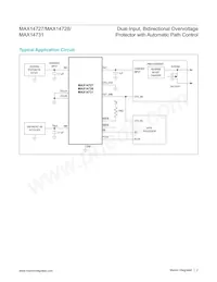 MAX14731EWV+ Datasheet Pagina 2