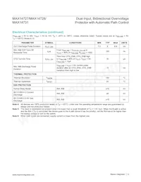 MAX14731EWV+ Datasheet Pagina 5