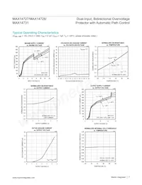 MAX14731EWV+ Datasheet Pagina 7