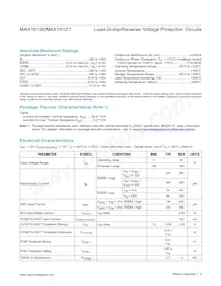 MAX16126TCC/V+T Datenblatt Seite 2