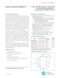 MAX4374TEUB+TG05 Datasheet Copertura