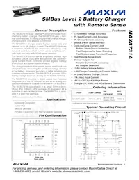 MAX8731AETI+TGC1 Datenblatt Cover