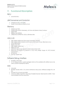 MLX81115KLQ-AAD-100-SP Datasheet Pagina 11