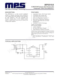 MP6910AGS-Z Datasheet Copertura