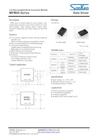 MPM82 Datasheet Copertura