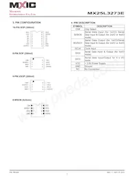 MX25L3273EM2I-10G Datenblatt Seite 7