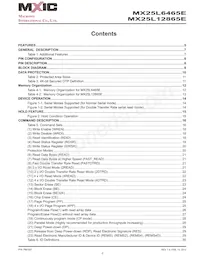 MX25L6465EMI-10G Datenblatt Seite 2