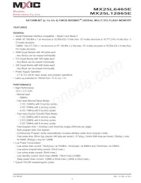 MX25L6465EMI-10G Datenblatt Seite 5