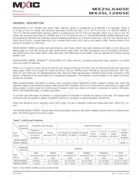 MX25L6465EMI-10G Datenblatt Seite 7