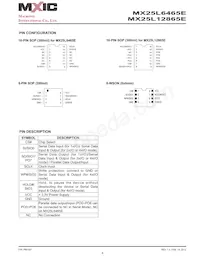 MX25L6465EMI-10G Datenblatt Seite 8