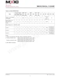 MX29GL128EUT2I-11G Datenblatt Seite 11