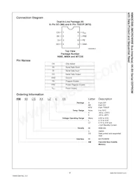 NM93CS66N Datasheet Pagina 2