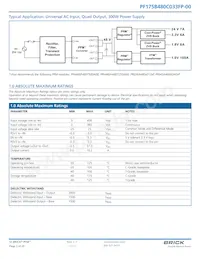 PF175B480M033FP-00 Datasheet Pagina 2