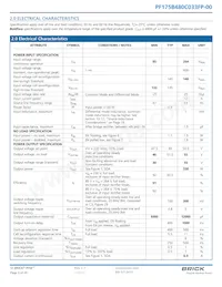 PF175B480M033FP-00 Datasheet Pagina 3