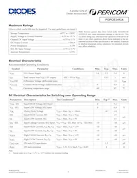 PI3PCIE3412AZLEX Datasheet Pagina 4