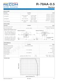 R-78AA15-0.5SMD Datenblatt Seite 4