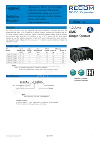 R-78AA2.5-1.0SMD Datenblatt Cover