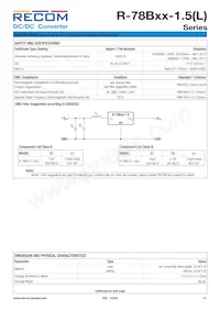 R-78B2.5-1.5L Datasheet Page 4