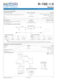 R-78E3.3-1.0 Datasheet Pagina 3