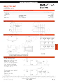 RAC04-0512DA/277 Datasheet Pagina 2