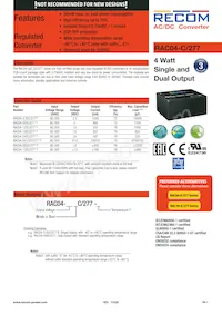 RAC04-3.3SC/277 Datasheet Copertura