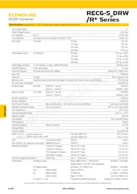 REC6-4815DRW/R10/A/CTRL/X1 Datasheet Pagina 2