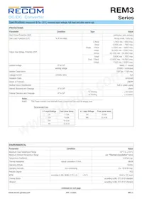 REM3-4815DW/A/CTRL Datasheet Page 3