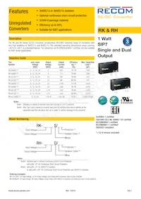RH-241509D/HP Datasheet Cover
