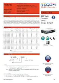 RP120Q-11005SRW/P-HC Datasheet Cover