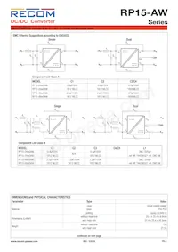 RP15-4815DAW/P-HC Datasheet Pagina 6