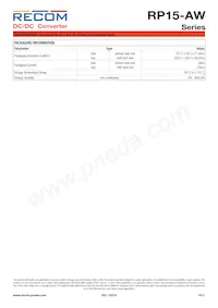 RP15-4815DAW/P-HC Datasheet Pagina 8