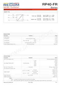 RP40-11024DFR/N-HC Datasheet Pagina 5