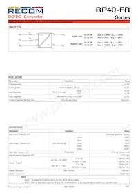 RP40-11024DFR/N-HC Datasheet Page 5