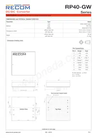 RP40-4815DGW/N-HC Datasheet Page 7