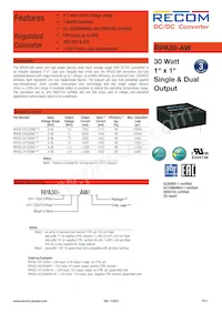RPA30-2415DAW/P-HC Datasheet Cover